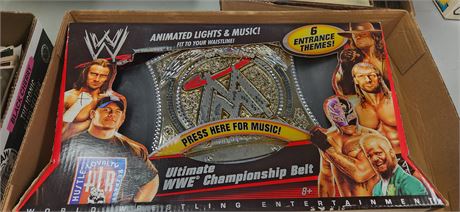 Ultimate WWE Championship Belt. Tested & Works