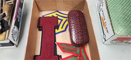Patches & Eyeglass Case