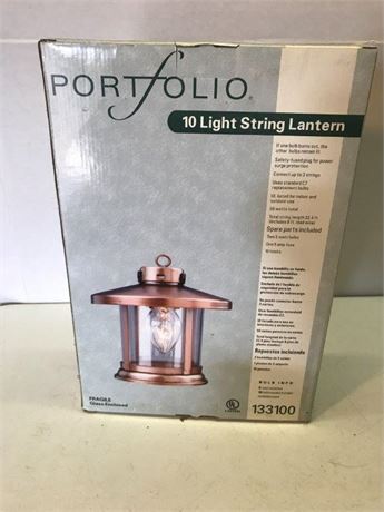 Portfolio 10 Light String Lantern