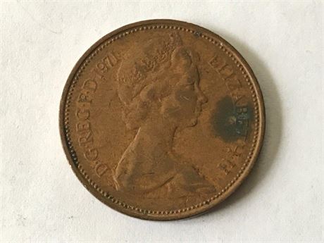 1971 Great Britain 2 New Pence
