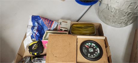 Lot of Car Parts and pad lock