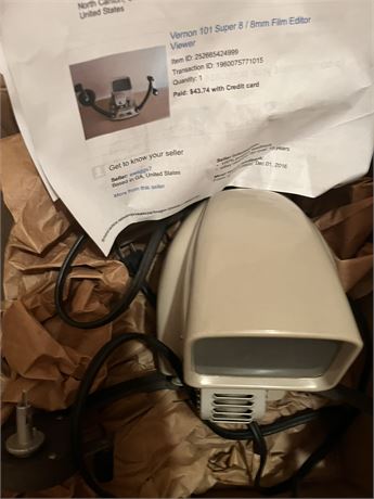 Vernon 101 Super 8 /8mm Film Viewer