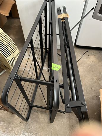 2 Metal Mattress Bases, Foldable, Fits Full Size Mattress