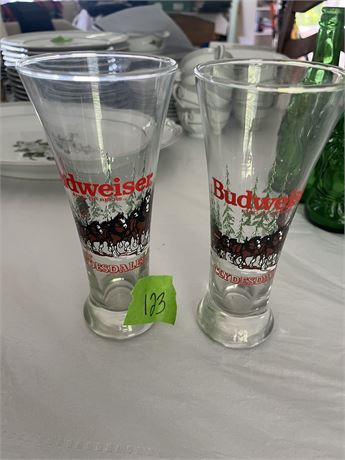 Budweiser Clydesdale Glasses