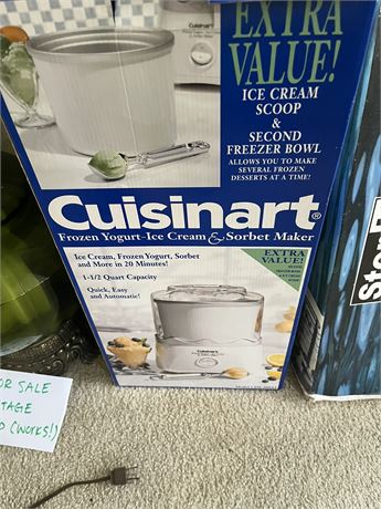 Cuisinart Frozen Yogurt Ice Cream Maker