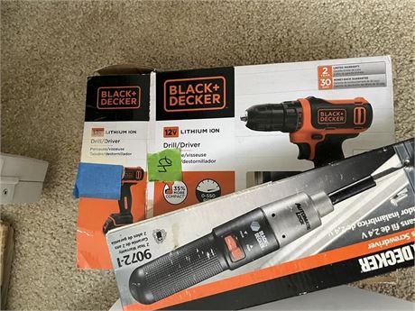 Black & Decker Drill and Screwdriver