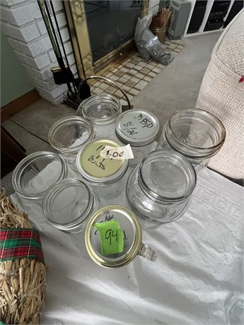 Glassware, Canning Jars