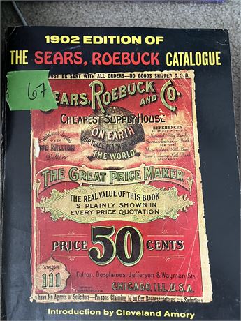 Vintage 1902 Sears Roebuck Catalog