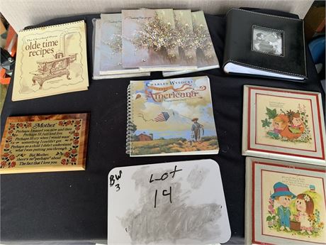Vintage Charles Wysocki Diary Mother Plaque Nursery Rhyme Plaques Sealed Cards