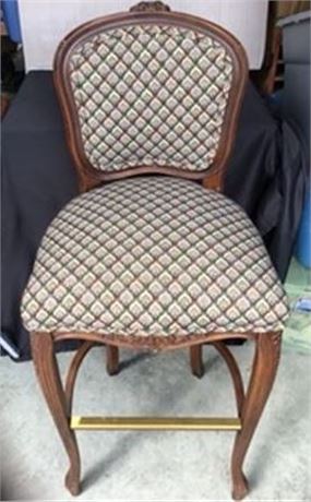 French Provincial Pressed Back Kitchen Dinning Chair Or Bar Stool