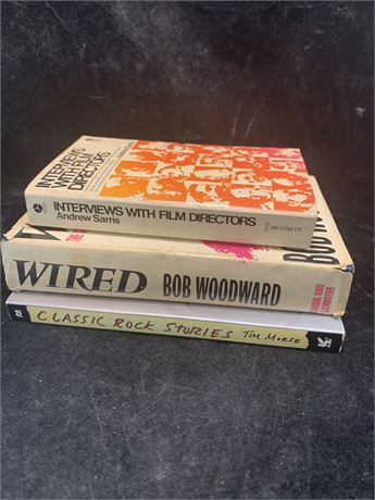 Book Lot Wired John Belushi Classic Rock Songs Interviews With Film Directors