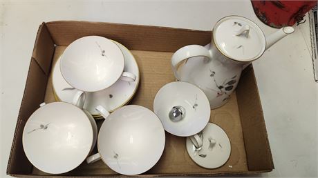 Lot Of Vintage Cups & Saucers & Miscellaneous