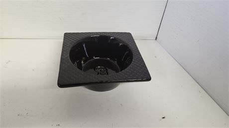 Lot of 3 Black Snack Bowls