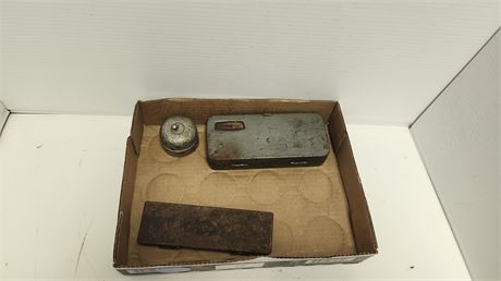 2 Vintage Craftsman Tools Kits & Vintage Hub Bell