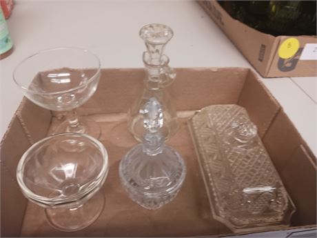Lot Of Glassware