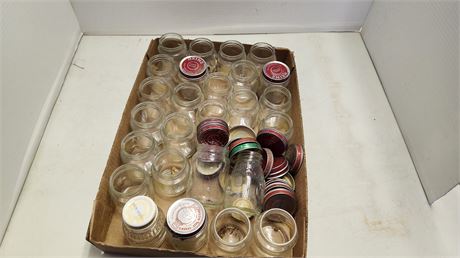 Glass baby food Jars