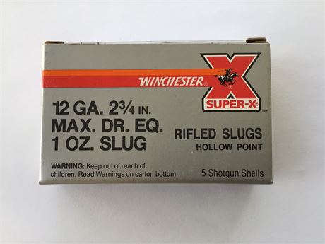 Box of 12 Gauge Winchester Slugs