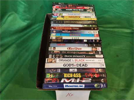 lot of DVD's