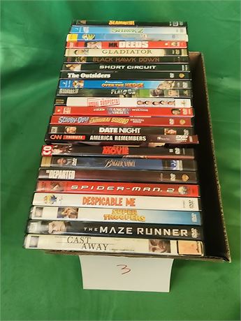 Flat of DVD's
