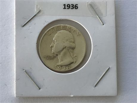 1936 Washington Quarter