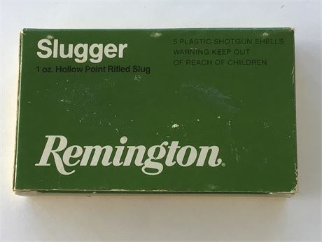 Box of 12 Gauge Remington Slugs