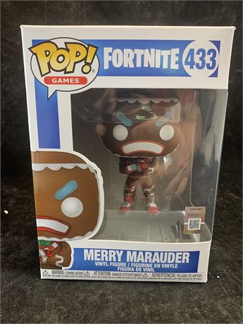 Funko Pop 433 Fortnite Merry Marauder Figure Collectible Toy NEW