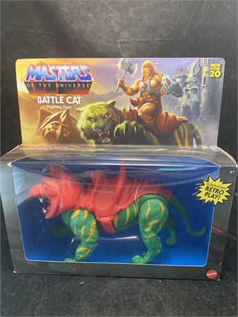 Masters Of The Universe Battle Cat Fighting Tiger Action Figure Collectible NEW