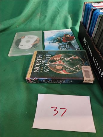 Lot of DVD's including the complete North and South series