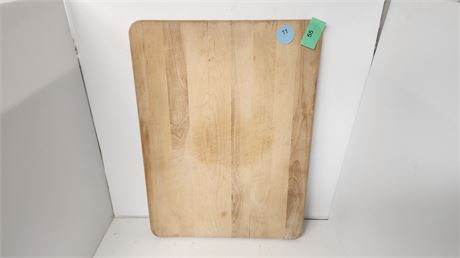 Large Wood Cutting Board. Shows Some Wear To Board