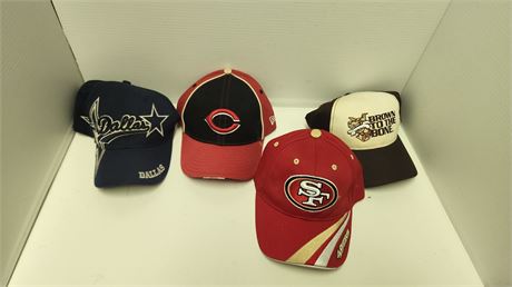 Various Baseball Hats