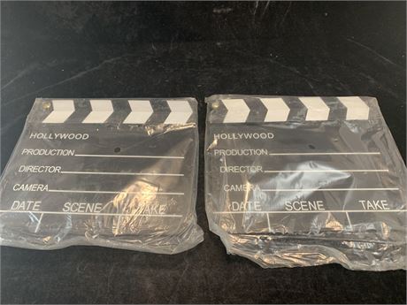 Hollywood Director's Clapboard lot of 2
