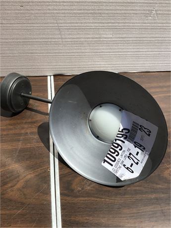 Silver Industrial-Style Led Gooseneck Desk Or Workshop Lamp