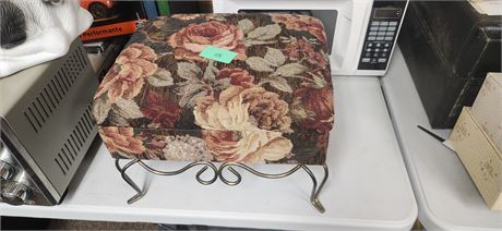 Decorative Footstool With Storage