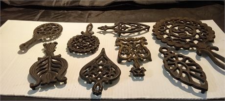 Vintage Cast Iron Trivets