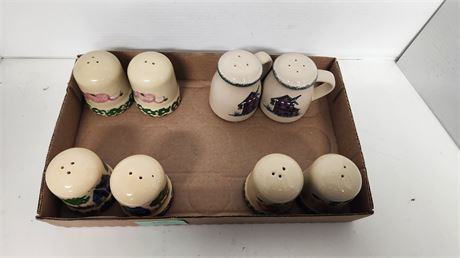 Lot Of Salt & Pepper Shakers
