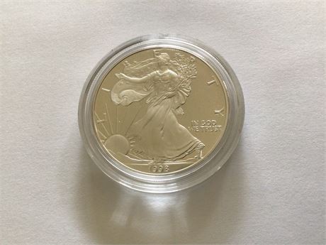 1998 American Silver Eagle 99.9% Silver