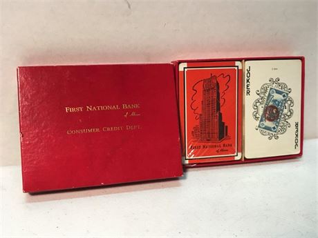 First National Bank of Akron Playing Cards