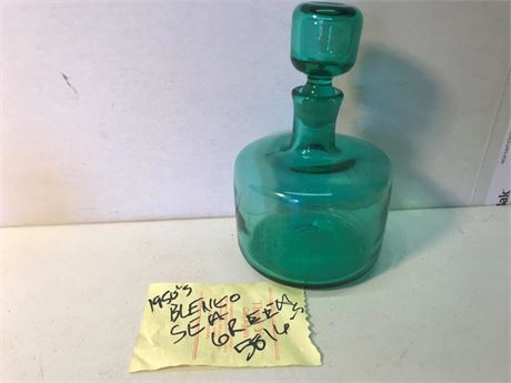 1950's Blenko Sea Green 5816-5