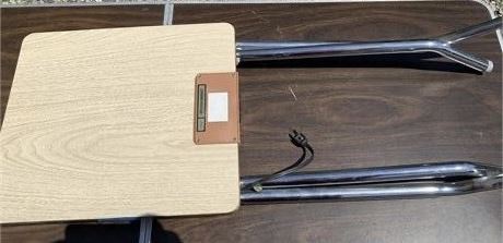 Vintage MCM Photo Table Fotocrest 1220F Projector Stand With Power Cord