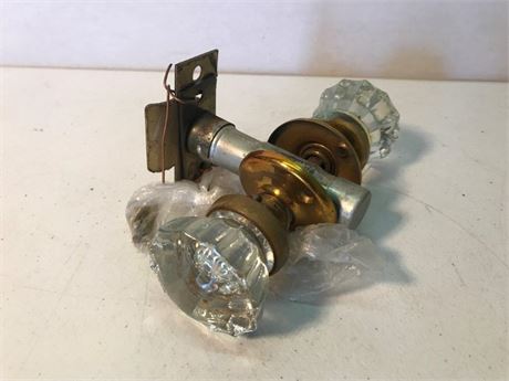 Crystal Doorknobs with Lock