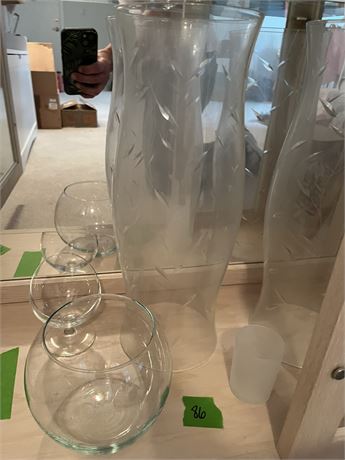 Vintage Glassware, Hurricanes