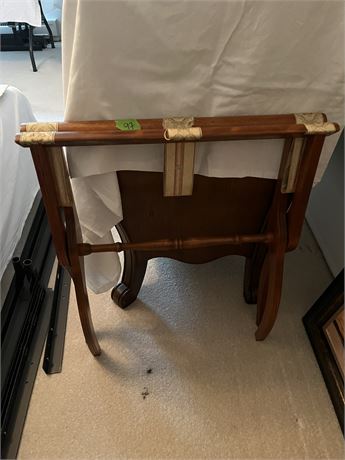 Vintage Folding Luggage Stand