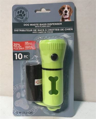 Dog Waste Bags Dispenser with Flashlight