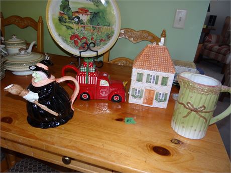 Cookie Jar and Pitchers