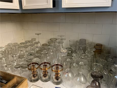 Glassware Lot