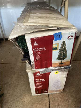 Christmas Decor, Trees
