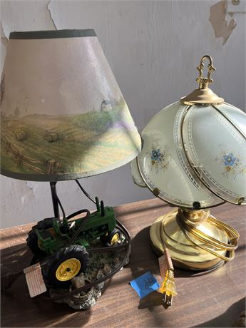 Tractor Lamp, Vintage Lamp