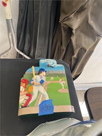Vintage Baseball Clock