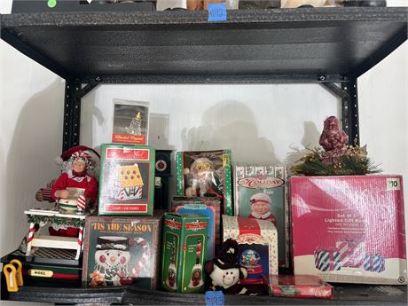 Christmas Decor, Figurines, Animated