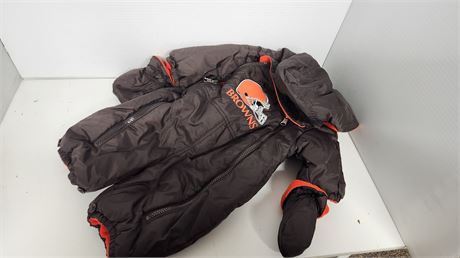Newborn Cleveland Browns Snowsuit